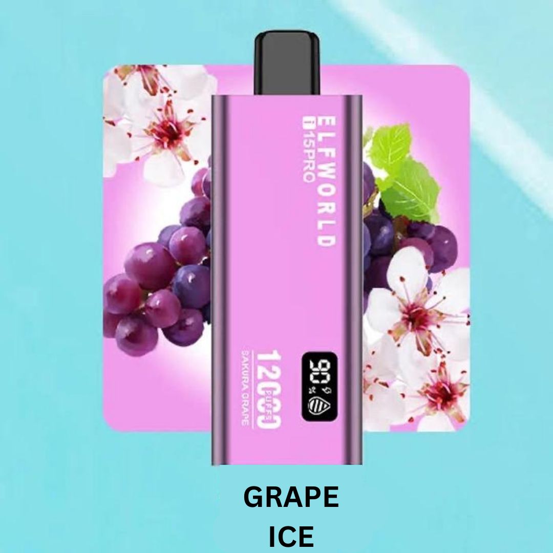 Grape Ice ELFWORLD i15PRO Rechargeable 12000