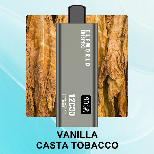 Vanilla Casta Tobacco ELFWORLD i15PRO Rechargeable 12000