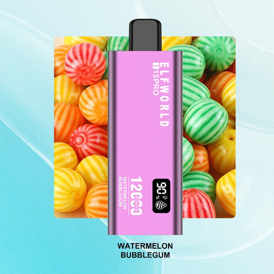Watermelon bubblegum ELFWORLD i15PRO Rechargeable 12000